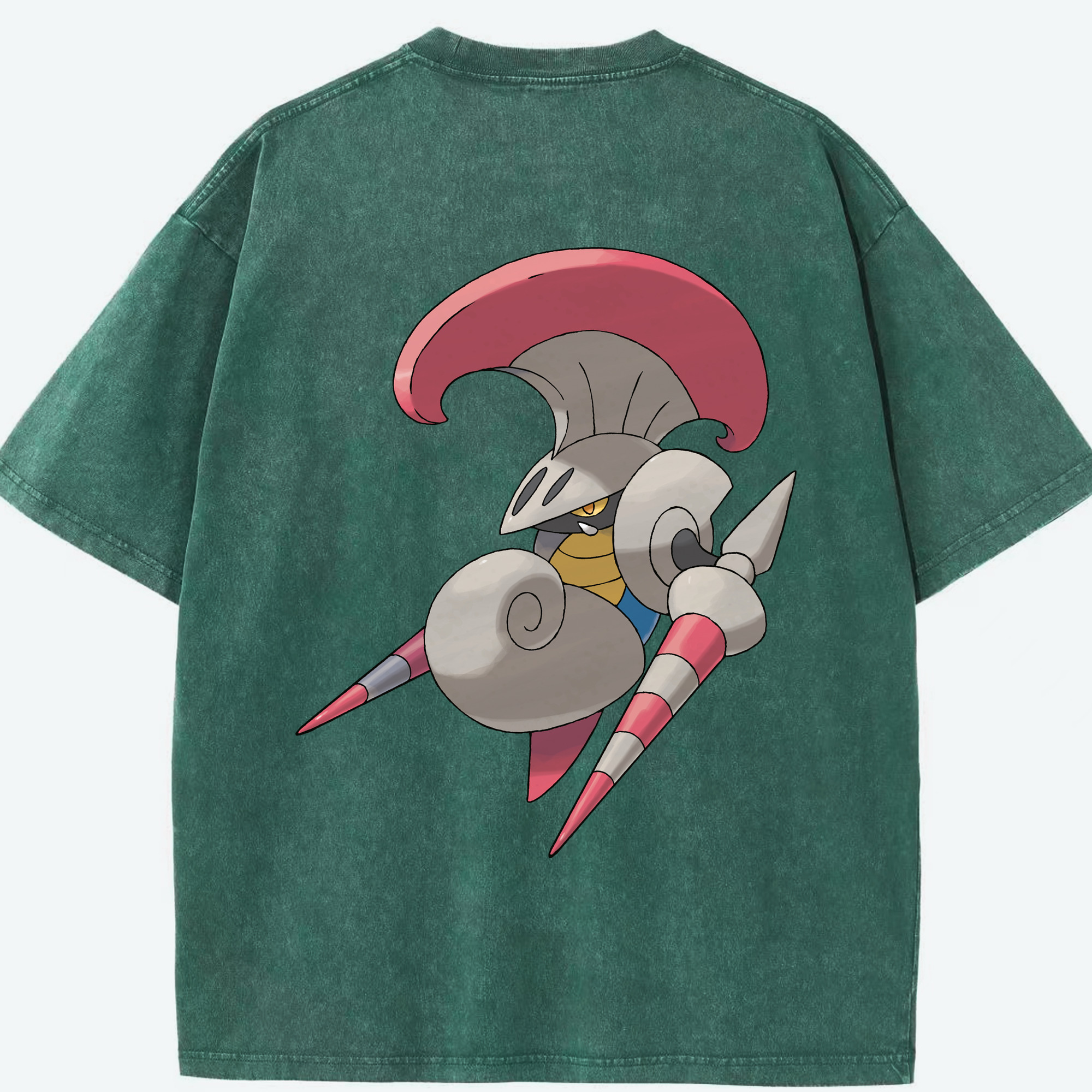 （画像用） ポケットモンスター Pokémon 綿100% ヴィンテージ風 半袖Tシャツ（背面プリント）